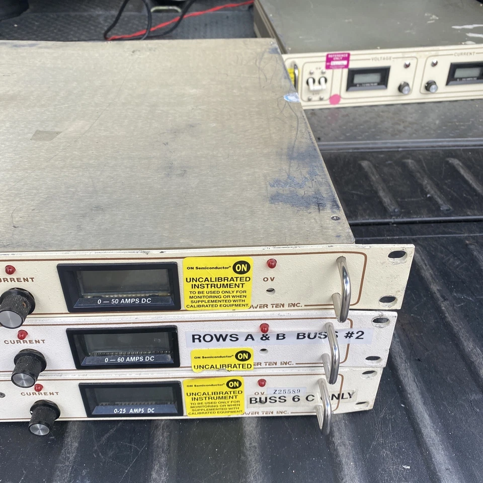 Lote de (3) fuentes de alimentación Power Ten 3300D DC ¡sin probar como están! Foto 4 de 4