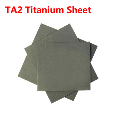 TA2 Titanium Sheet Alloy Plate Thick 0.5/0.6/0.8mm-4mm Size 100-150mm*100-200mm