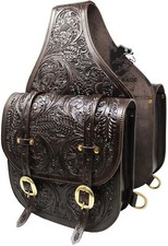 WILDRACE Satteltasche aus echtem Rindsleder Westernpferd