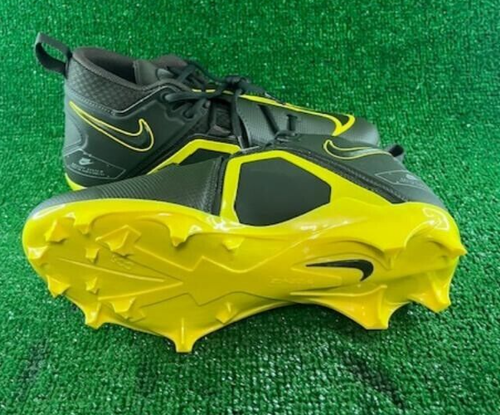 Men Nike Oregon Ducks PE Alpha Pro 3 Team Issue Football Cleat DH3355-337 Sz 9.5 - Picture 3 of 5