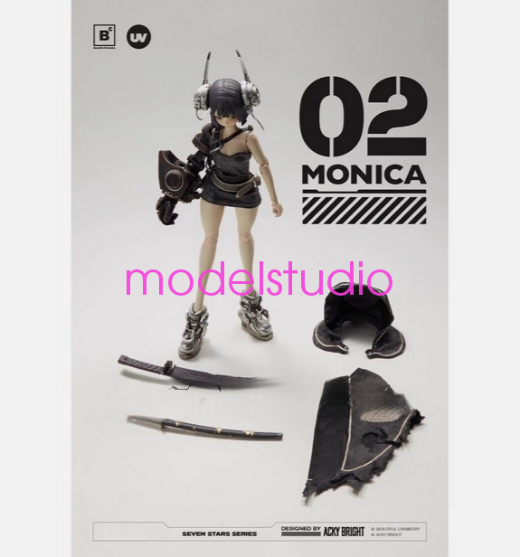 Beautiful Chemistry 1/6 02 Monica Action Figure Model in stock
