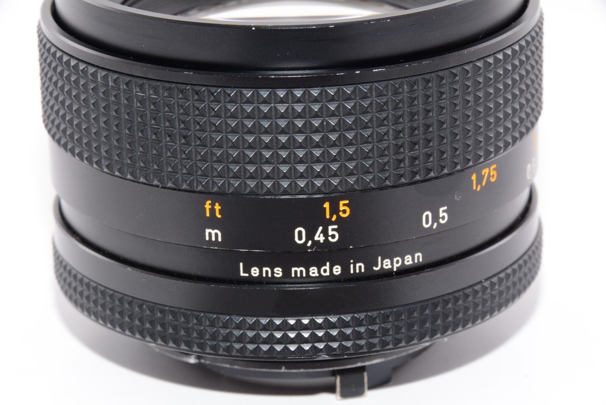 【美品】CONTAX Carl Zeiss Planar 50mm F1.4 N MINT] Contax Carl Zeiss Planar 50mm f/1.4 MMJ CY Mount