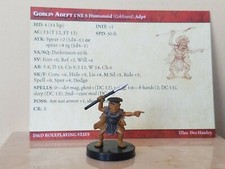 Dungeons & Dragons D&D Miniatures - Deathknell -  Goblin Adept w/ Card