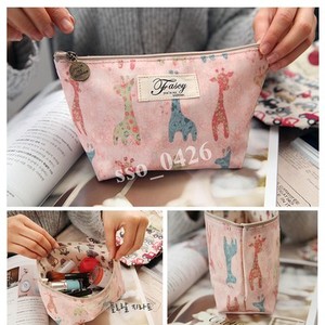 Details About New Fashion Beauty Women Giraffe Travel Case Cosmetic Bag Makeup Pouch 26