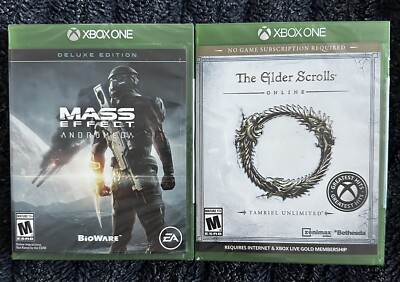 Bundle SEALED Xbox One Mass Effect & The Glider Scrolls