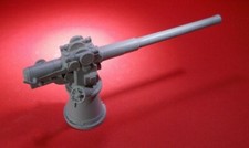 4 Inch Sub Gun in 1/32nd Scale. Model Boat Fittings.