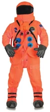 Orange Astronaut Suit Deluxe Costume NASA Space Halloween