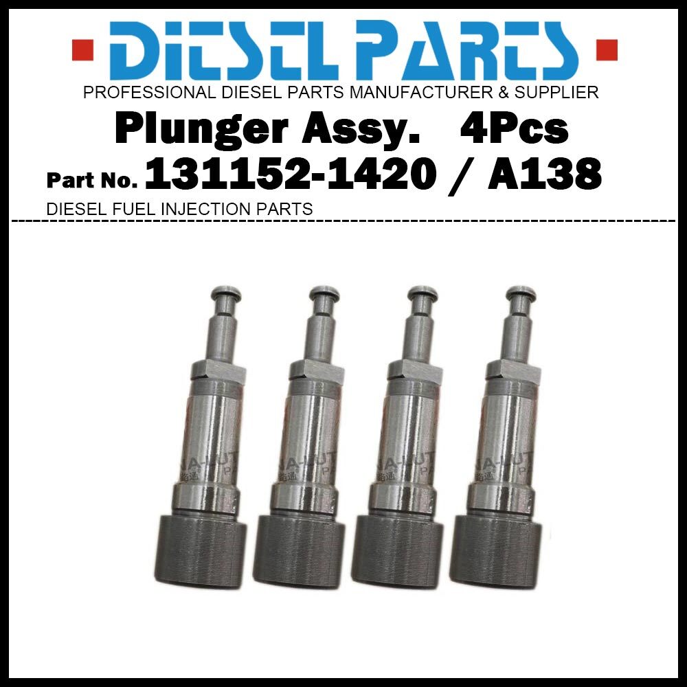 4x Plunger and Barrel A138 131152-1420 for MAZDA Titan SL