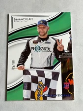 2023 Panini Chronicles Racing Immaculate Blue Justin Bonsignore Rookie RC /50