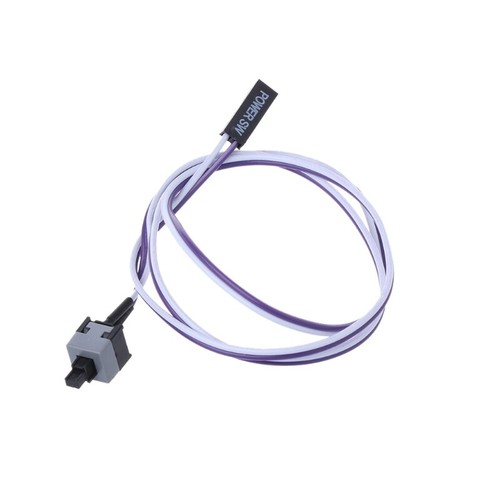 2 Pin Computer Switch Line Restart Cable Chassis Boot Line Reset Line Power - Afbeelding 3 van 8