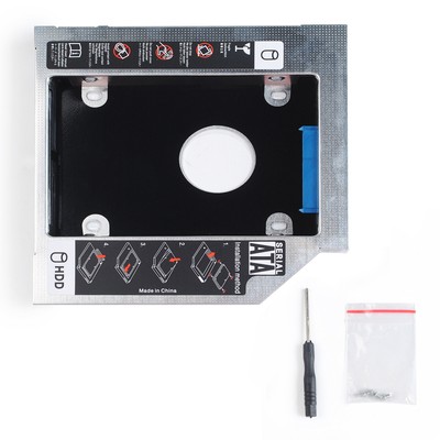 2nd Hard Drive HD SSD Caddy Adapter for ASUS N71ja N71jv N71jq replace GT30N DVD
