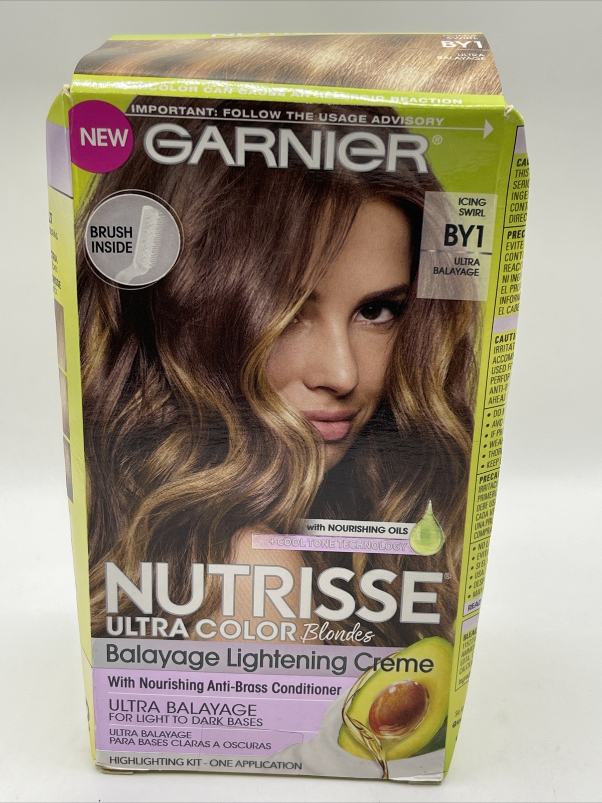 Hair Color Nutrisse Ultra Color Nourishing Hair Color Creme, Icing Swirl By1