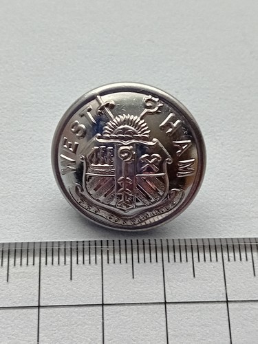 West Ham Corporation Tramways Chrome Button, Rimmed 25mm, Wathen Gardiner & Co - Picture 6 of 6