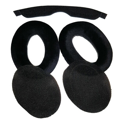 Velour Ohrpolster Kopfband für Sennheiser Kopfhörer HD580 HD600 HD650 HD660S