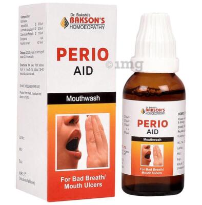 Bakson's Homeopathy Perio Aid Mouth Wash 30 ml