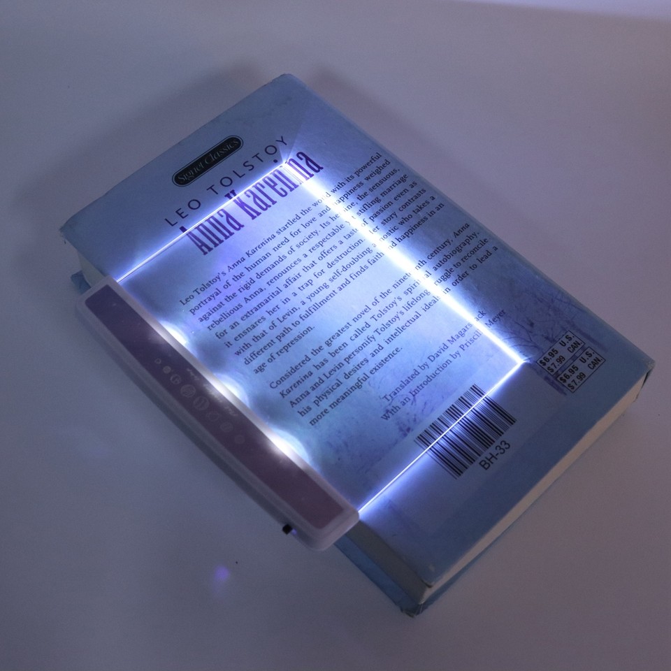 LED Flat Reading Light Star Sticker Pattern Student Book Light For