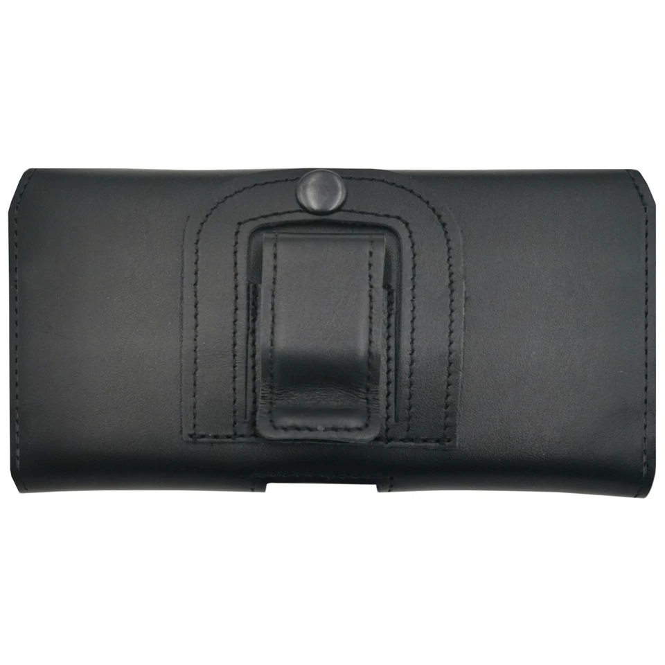 ECHT LEDER Gürtel Tasche für Samsung Galaxy A52s 5G Hülle Seiten Case 1A SCHWARZ - Bild 2 von 4
