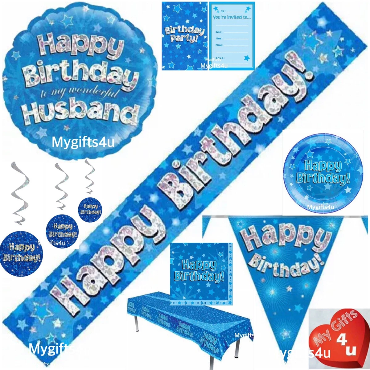 Birthday decoration sales for my husband