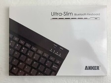 Anker Ultra-Slim Bluetooth Keyboard - Black and Silver