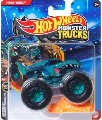 # MEGA-WREX 6/8 Live Monster Trucks Hot Wheels Mattel Truck Auto Die-cast 1:64