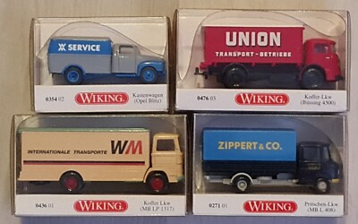 Wiking Konvolut -- 4 x verschiedene Transporter -- OVP -- siehe Bild