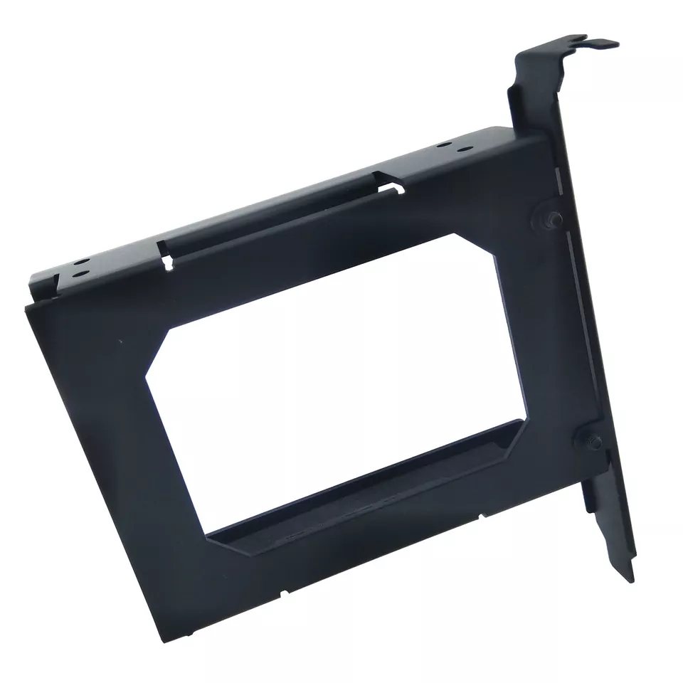 2.5" Dual HDD to PCI Slot Mount Bracket SATA SSD Hard Drive Adapter ATX Bracket - Image 2 of 4