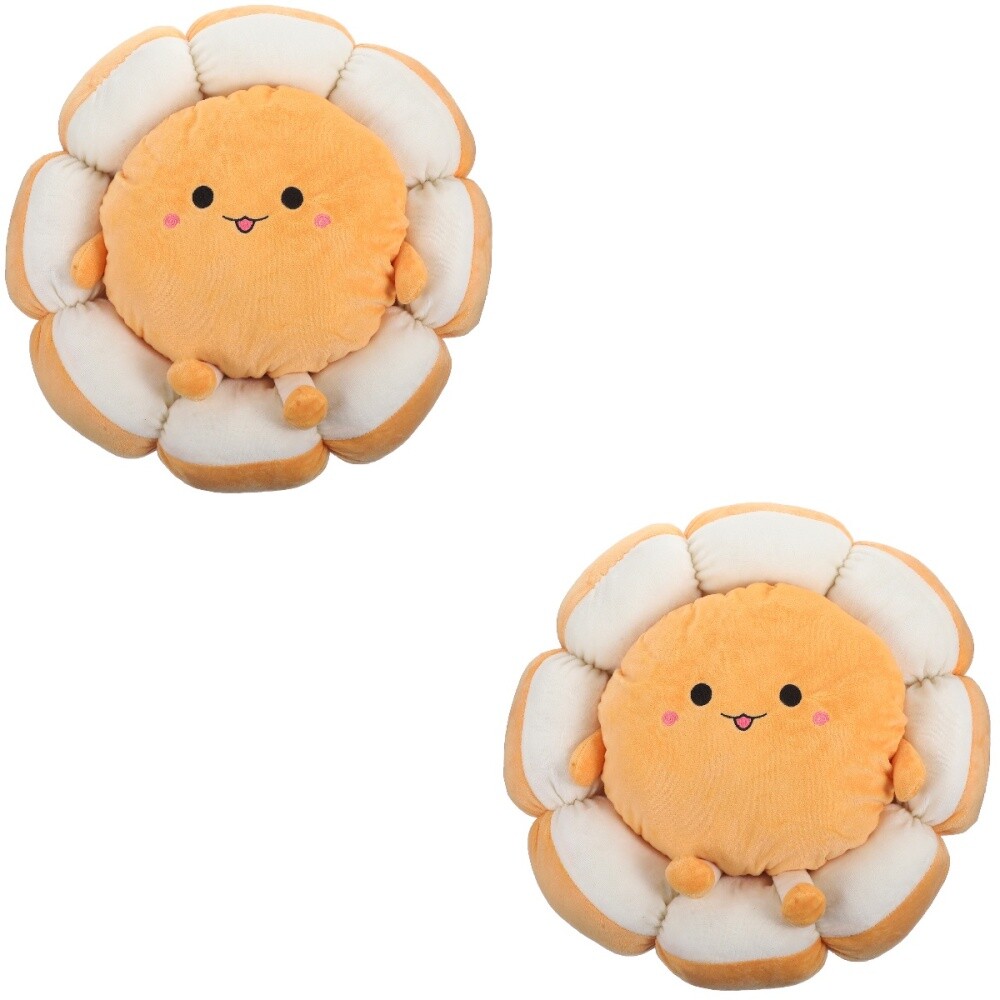 Cojín para silla de oficina de 2 unidades asientos para sofá tatami exterior
