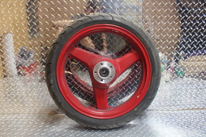 2000 Kawasaki Ninja ZX12R ZX1200A OEM FRONT WHEEL RIM W TIRE 41073