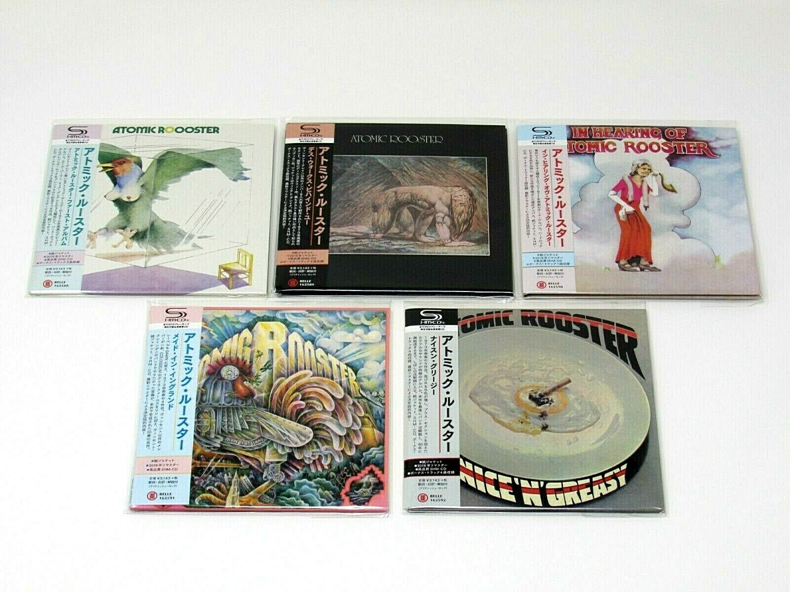 紙ジャケ ATOMIC ROOSTER ５タイトルセット 特典BOX デフジャケ２枚