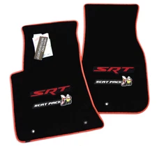 NEW Dodge Charger SRT SCAT PACK Floor Mats Dual Logos Nice Premium 32oz InStock