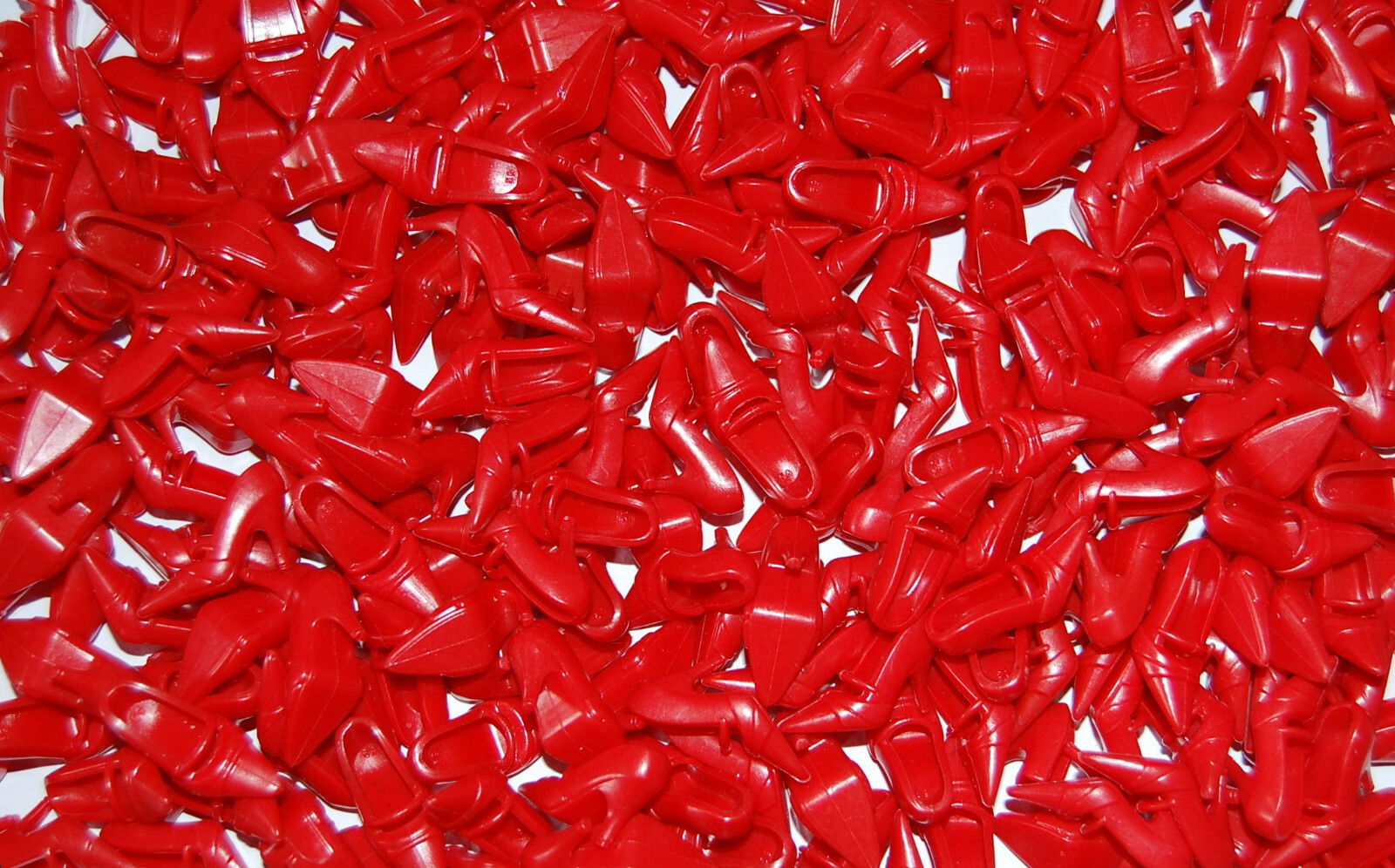 40 Pairs red  High Heel pliable silicone Shoes for11.5" (30CM) Doll 42