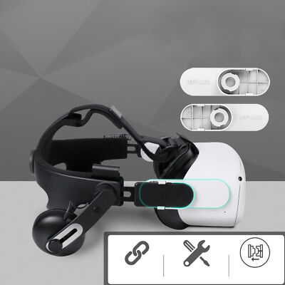 For   Quest2 Connect with HTC VIVE Listening Headband Adapter Connector Kit