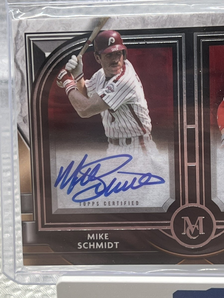 Mike Schmidt Alec Bohm Rookie Auto 15/15 2021 Museum Collection 