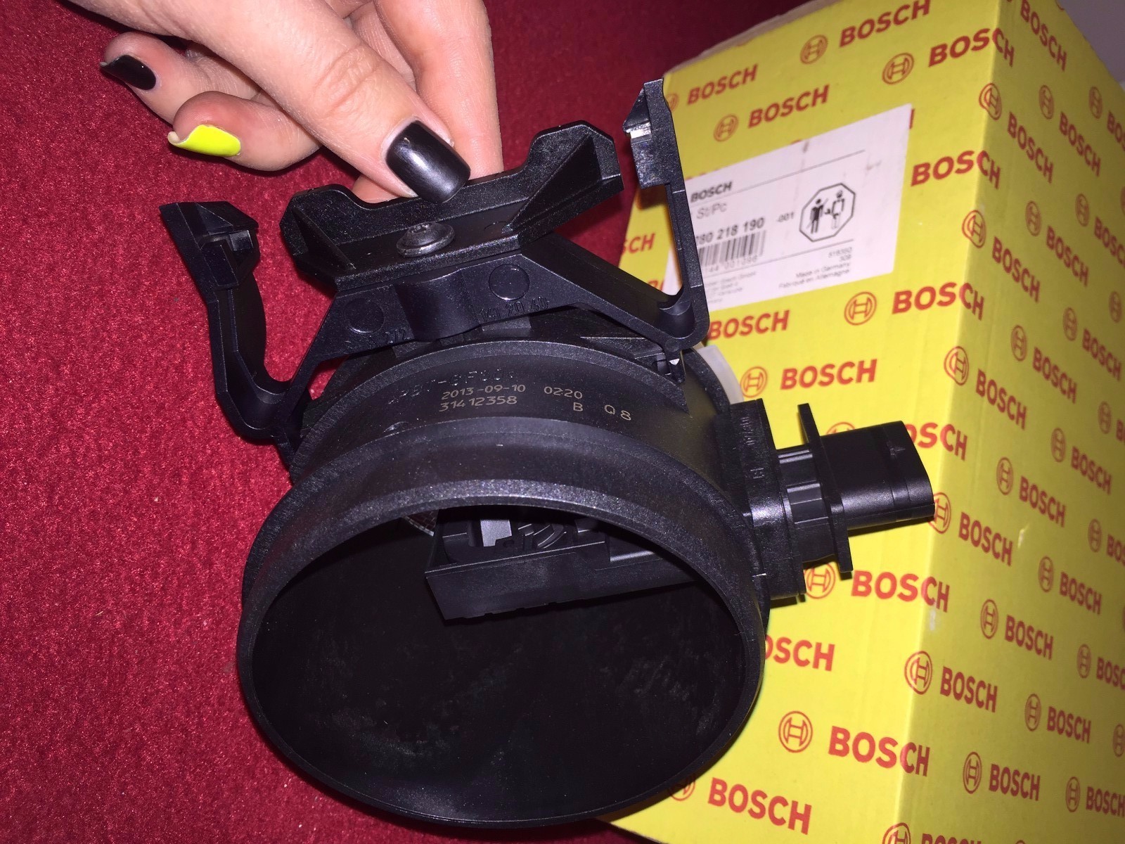 Mercedes Benz Air Mass Sensor Bosch 0280218190 2730940948 OEM BOSCH eBay