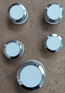 Lot of Five (5) Genuine GE Washing Machine Control Knobs, Model #GTW465ASN0WW