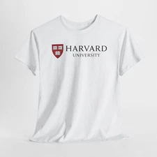 Anti-Trump, College Shirt, Harvard University Unisex Heavy Cotton Tee