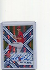 2018 Elite Extra Edition Aspirations Blue Autographs Ethan Hankins Auto 13/50