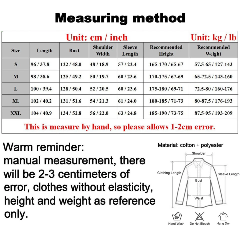 Unisex Weiß Laborkittel Chemie Baumwolle Schutzkleidung mit knöpfen und Tasch... - Bild 2 von 4