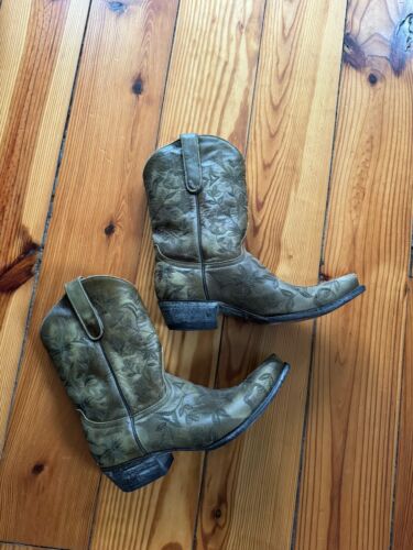 Old Gringo Green Cowgirl Western Boots 9 - image 1