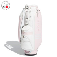 Adidas Golf Cart Bag Three Stripe Clear Pink 8.5 x 46in 5-way Divider Ladies New