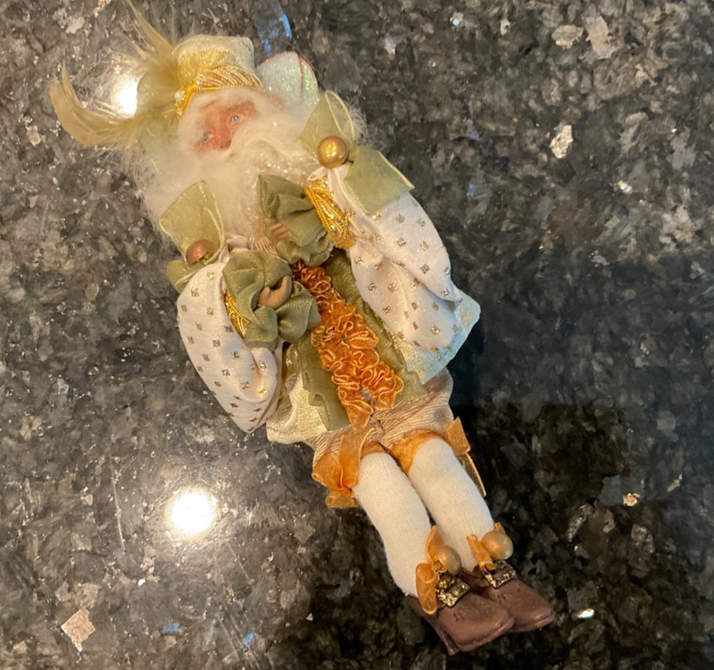New In Box Mark Roberts Father Time Fairy Christmas Decor Santa Claus 10” RARE