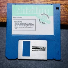AmigoTimes V1.8 Issue Disk 3.5" Double Sided Floppy Disk Made in Canada