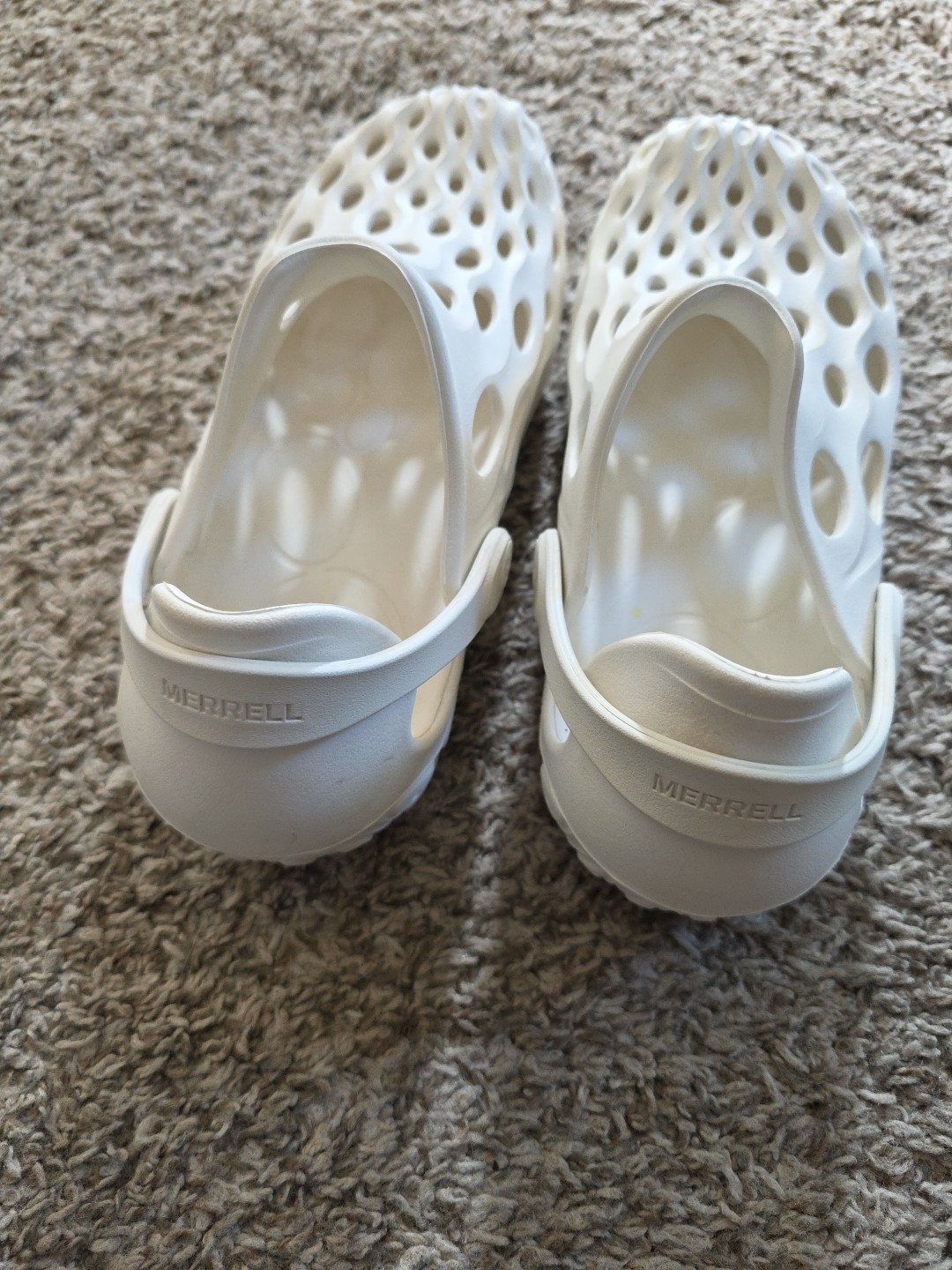 Zoccolo Merrell Hydro Moc bianco ventilato slip on donna taglia 6 uomo 4 5. GWSB