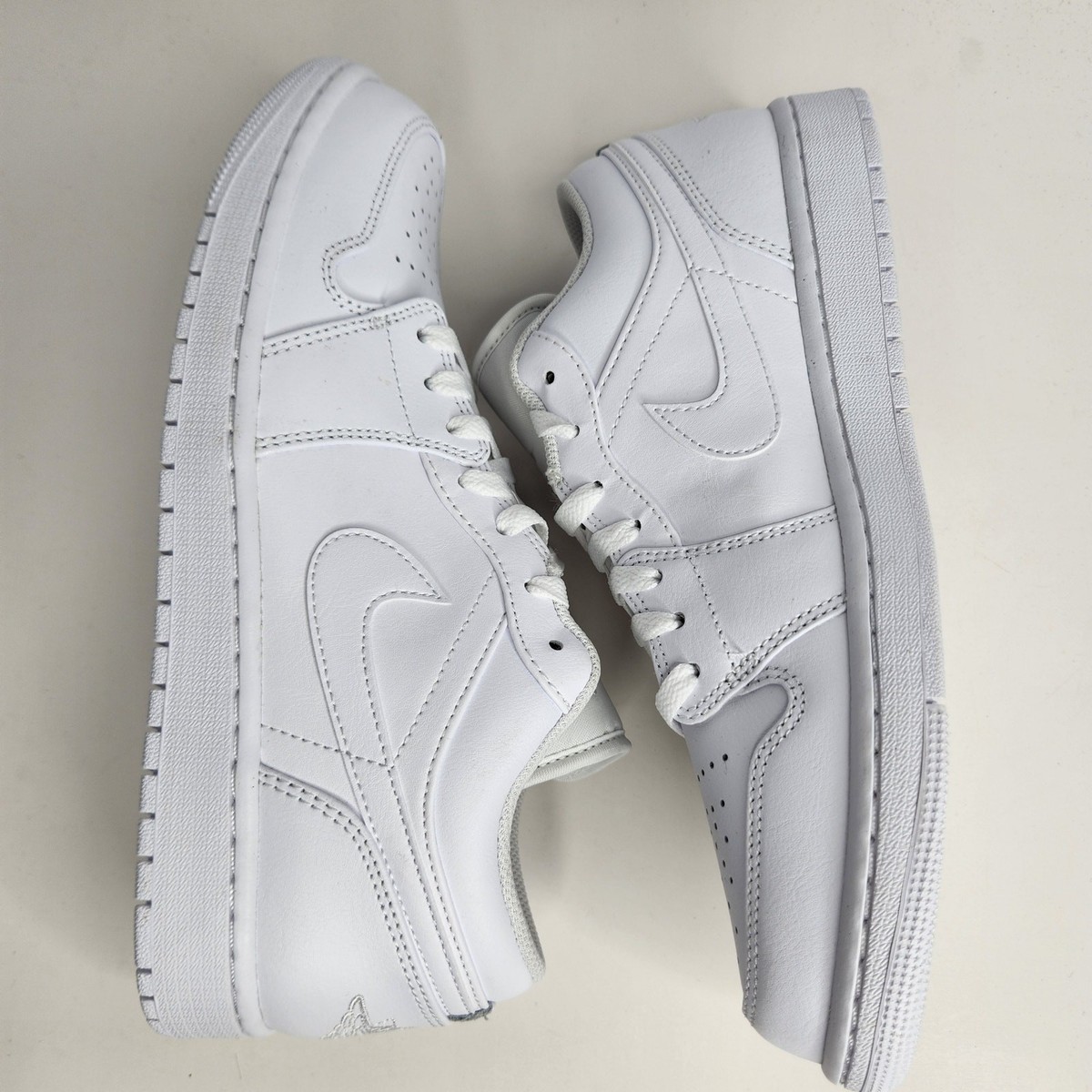 Size 10 - Jordan 1 Low Triple White 2020 Air Jordan 1 Low Triple White Size 10 Men | eBay main image 3