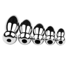 Stainless Steel Dilator Sounding Urethral Stretching Penis Hollow Training Plug