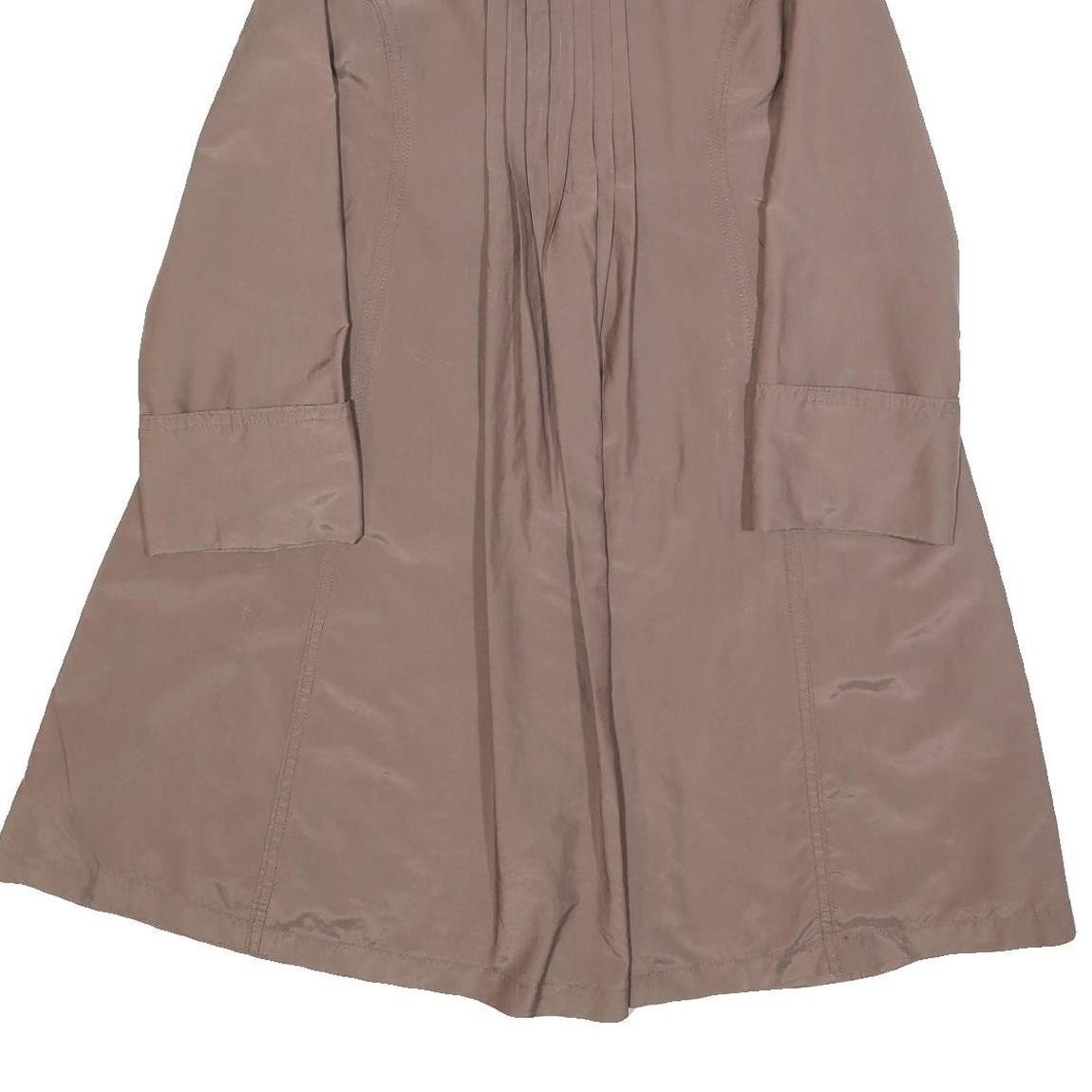 ZARA BASIC Womens Beige Button Jacket S Polyester… - image 6