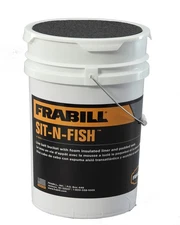 Frabill Sit-N-Fish | Insulated Bait Bucket with Convenient Padded Cushioned L...