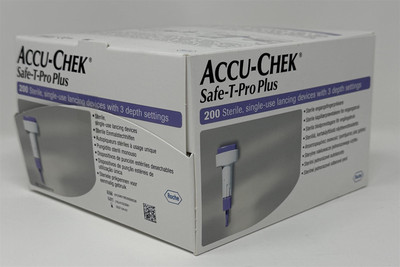 Accu-Chek Safe-T-Pro Plus Einzelgebrauch Lancing Geräte (x200)