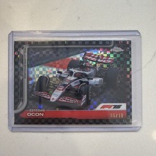 2025 Topps Chrome F1  - Esteban Ocon- #85 Black Checker Flag
