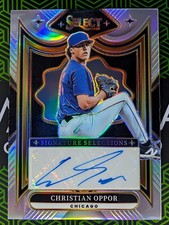 Christian Oppor 2025 Panini Select Signature Selections Auto Silver Prizm
